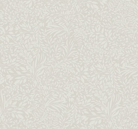4080-92116 Kristina Light Grey Botanical Wallpaper