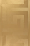 93523-2 Solea Gold Satin Greek Key Versace Wallpaper