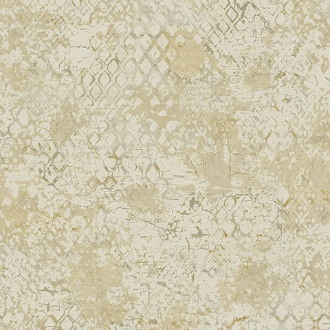 4105-86617 Zilarra Taupe Abstract Snakeskin Wallpaper
