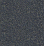 4105-86634 Bulan Dark Blue Abstract Lines Wallpaper