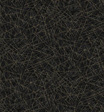 4105-86635 Bulan Black Abstract Lines Wallpaper