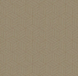 4105-86642 Izarra Copper Geometric Block Wallpaper