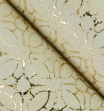 4105-86664 Khauta Gold Floral Geometric Wallpaper