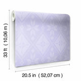 DI1008 York Disney Frozen 2 Elsa's Bedroom Unpasted Purple Wallcoverings