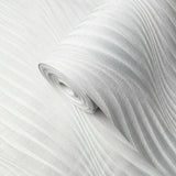 Z41215 Zambaiti Zig zag wave 3D lines off white faux fabric optic illusion Wallpaper