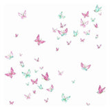KI0523 Watercolor Butterflies Prepasted SureStrip Wallpaper - wallcoveringsmart