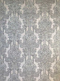 8102-06 paper Wallpaper old Vintage damask gray textured 3D