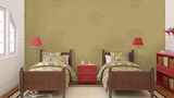 32950-3 Design Panel Medusa Gold Wallpaper - wallcoveringsmart