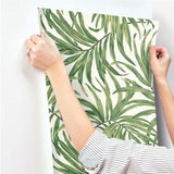 AT7050 Bali Leaves Sure Strip Wallpaper - wallcoveringsmart