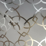 WM70137001 Geometric lines modern tan gold metallic Textured 3D Wallpaper