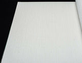 Z63006 Zambaiti Modern Textured Vinyl white vertical faux bamboo lines Wallpaper