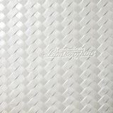 Z44849 Lamborghini wicker bamboo pattern plain white Metallic textured Wallpaper