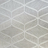 Z63031 Zambaiti Gray silver bronze metallic faux fabric textured geometric Wallpaper