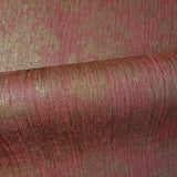 75706 Portofino Burgundy Red Gold Grasscloth damask wallpaper 