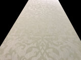 175021 Flocking Wallpaper Ivory Flock Textured Flocked Damask Velvet