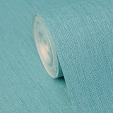 77008 Teal Green-Blue Faux Grass Sack Grasscloth Wallpaper