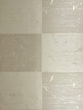 125024 Tile Square Gold Cream Plaid Textured Wallpaper - wallcoveringsmart