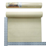 75804 Yellow Cream Plain faux grasscloth Textured Wallpaper