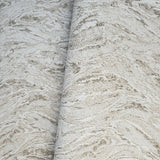 3628-12 Textured cream tan brown faux plaster wave stroke 3D Wallpaper