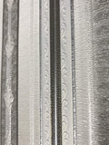 8531-10 Striped Grey White Silver Wallpaper