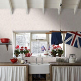 93583-5 Barocco Flowers White Wallpaper - wallcoveringsmart