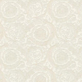 93583-2 Barocco Flowers Cream Wallpaper - wallcoveringsmart