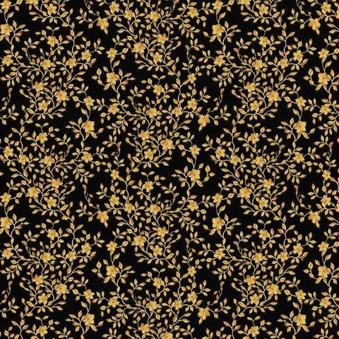 93584-4 Gold Black Wallpaper - wallcoveringsmart