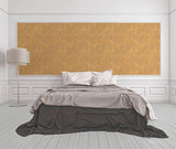 93588-2 Gold Orange Barocco Floral Textured Wallpaper - wallcoveringsmart