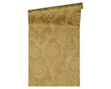 93588-3 Gold Barocco Floral Wallpaper - wallcoveringsmart