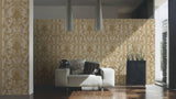 96216-5 Cream Gold Wallpaper - wallcoveringsmart