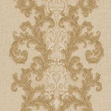96232-2 Creаm Gold Off-white Wallpaper - wallcoveringsmart