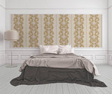 96232-4 Creаm Gold Off-white Wallpaper - wallcoveringsmart