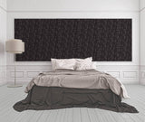 96236-3 Gray Grey Charcoal Black Greek Key Wallpaper - wallcoveringsmart