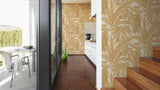 96240-4 Gold Off-white Wallpaper - wallcoveringsmart