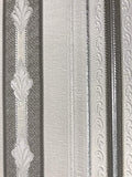 8531-10 Striped Grey White Silver Wallpaper