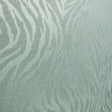 215012 Animal Tiger pattern Wallpaper Glassbeads textured teal blue silver Metallic 3D