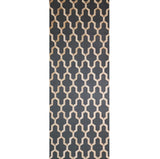 121025 Black Gold Metallic faux fabric geo eicute trellis textured modern wallpaper 3D
