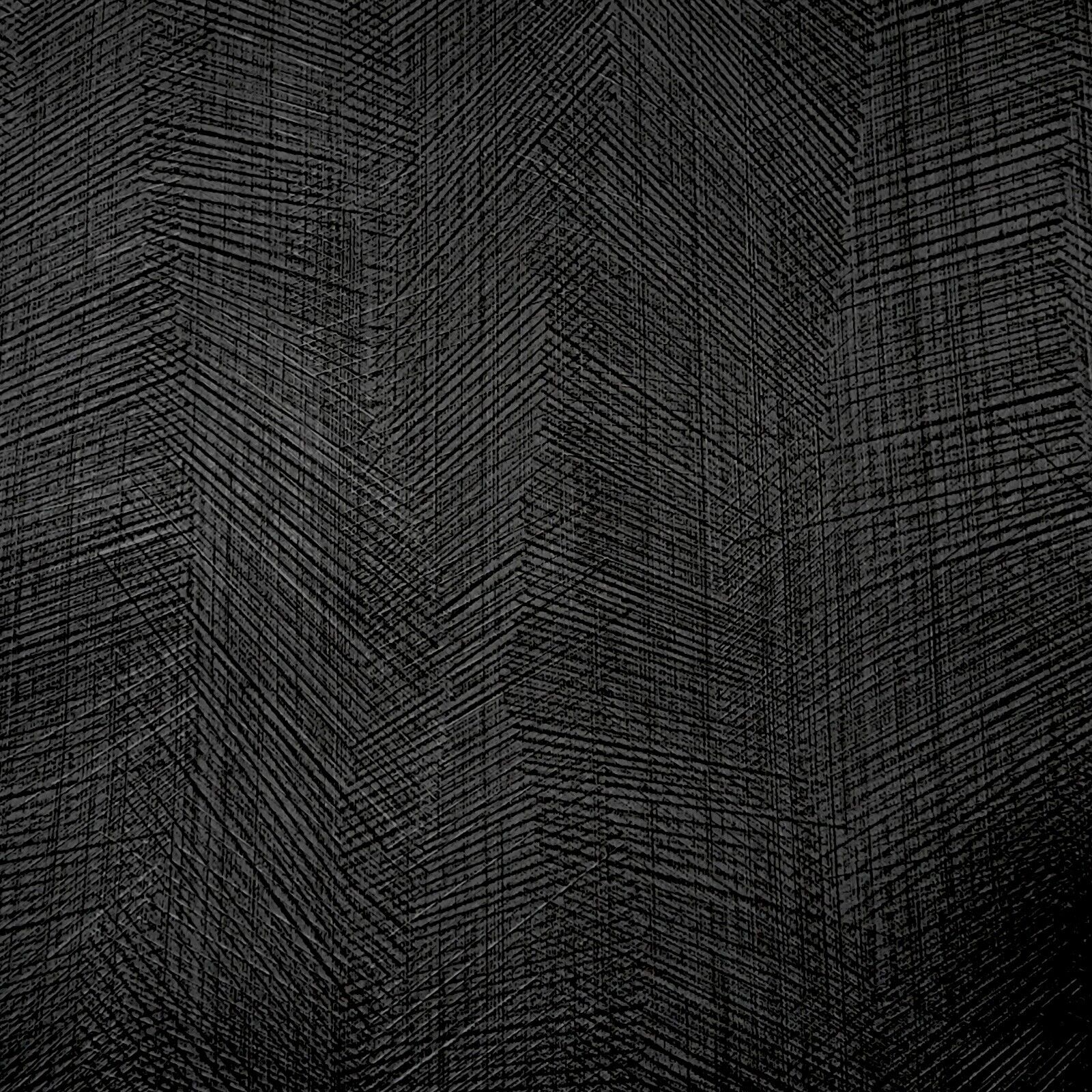 Z54548 Charcoal black Textured abstract herringbone Lines faux 