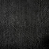 Z54548 Charcoal black Textured abstract herringbone Lines faux fabric texture wallpaper