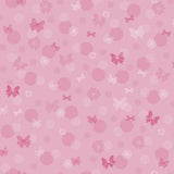 DY0178 Pink Minnie Mouse Bow Kids Disney Wallpaper