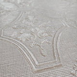 Z47011 Embossed Ivory tan cream lattice damask faux grasscloth textured Wallpaper rolls
