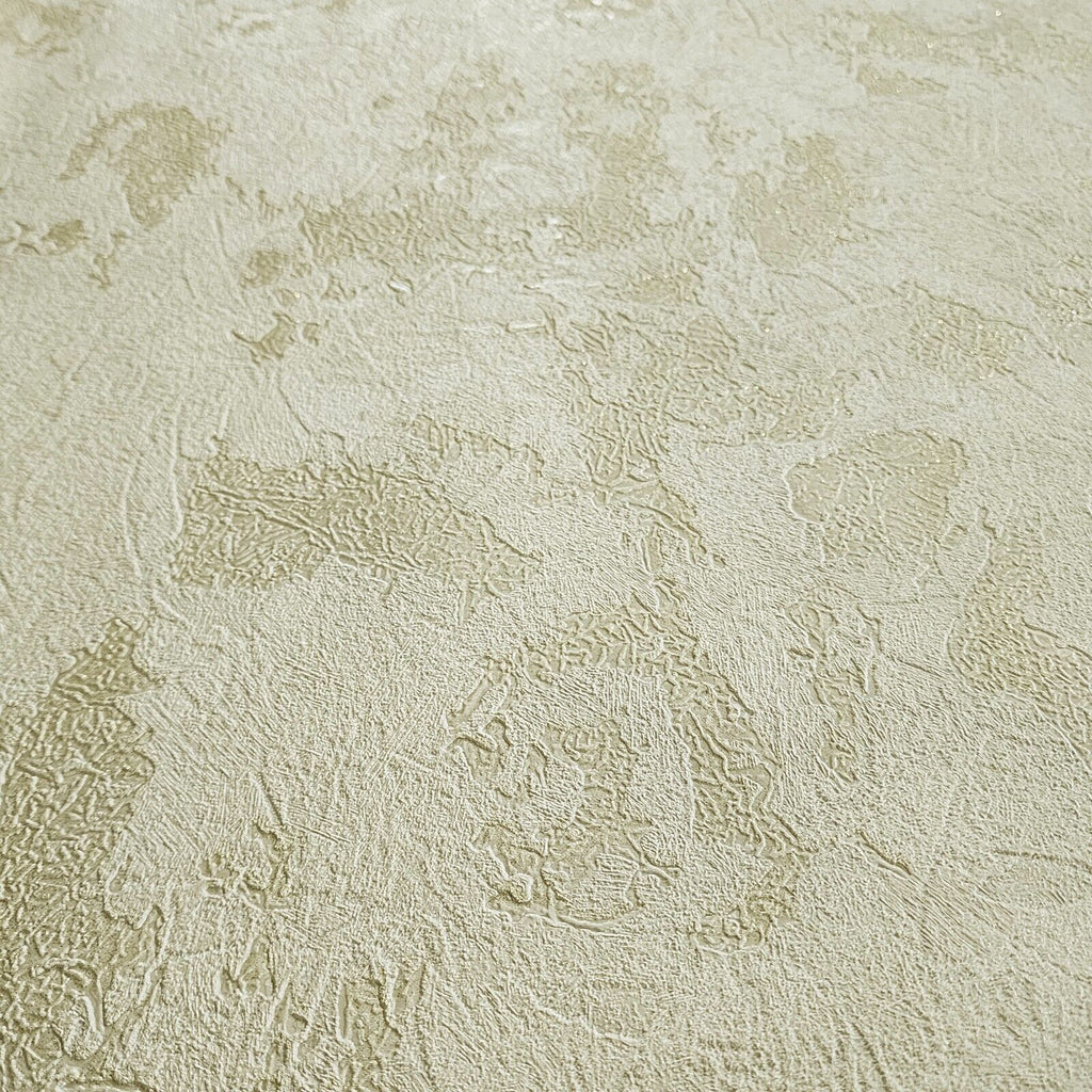 Z47040 Embossed contemporary beige gold metallic faux plaster textured ...