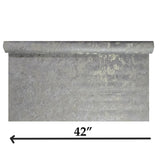 Z47030 Embossed dark metal gray gold metallic faux concrete plaster textured Wallpaper