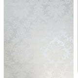 F401 Natural Mica Vermiculite White Glitter Victorian Damask Wallpaper