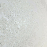 F401 Natural Mica Vermiculite White Glitter Victorian Damask Wallpaper