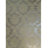 F402 Real Mica Vermiculite yellow bronze Victorian Damask Wallpaper