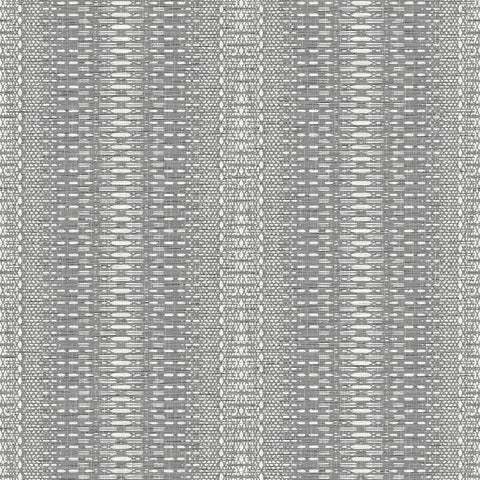 FH4012 York Market Stripe Pattern Gray Plain Farmhouse Wallpaper