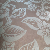 700040 Floral Wallpaper Retro Victorian non-woven brown silver metallic