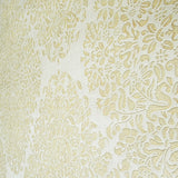 M5660 Floral Wallpaper beige yellow gold cream damask faux fabric textured 3D