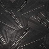Z64841 Geometric wallpaper Contemporary black gold metallic lines textured 3D